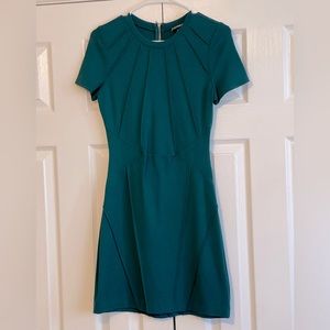 Women’s Fitted Mini Dress. EXPRESS SIZE 4. Zipper Back Closure.